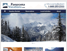 Tablet Screenshot of panoramavacations.com
